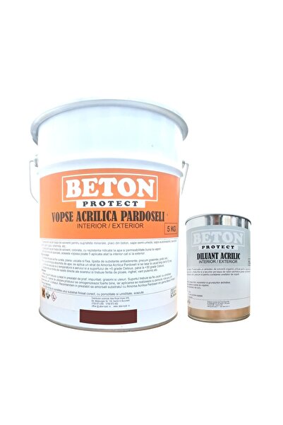OEM Vopsea Beton Exterior, Maron, Beton Protect, 5 Kg