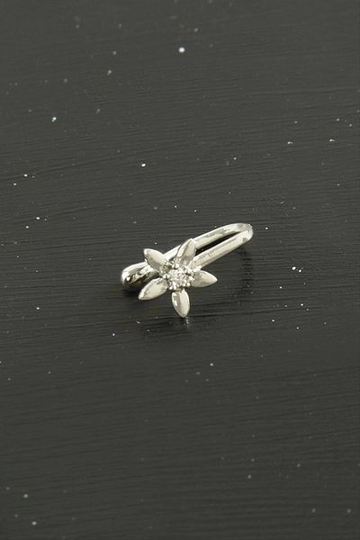 RBY Flower Tragus Zircon Stone Piercing 1 Piece