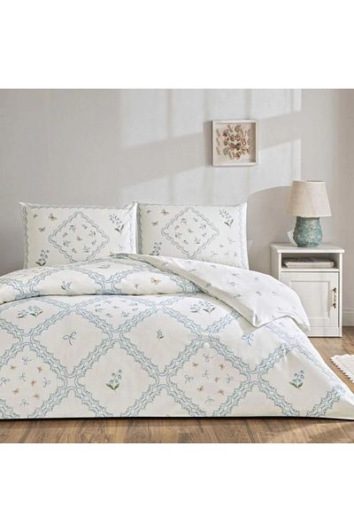 RBY Double Ranforce Duvet Cover Set Elyon Blue