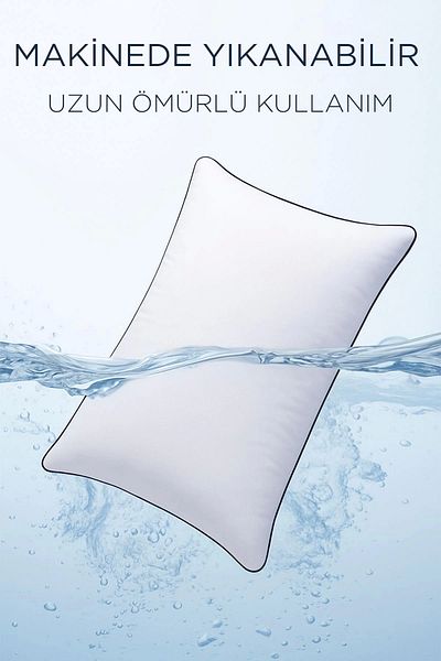 RBY 2 Pieces 50X70Cm Nano Gel Luxury Pillow |   1200Gr Anti-Allergic Cotton Pillow Set of 2