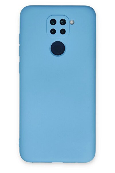 CepteToptan Myt09 Xiaomi Redmi Note 9 Case Nano Inside Velvet Silicone - Blue