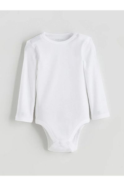 LC Waikiki Lcw Babyekru Basic Baby Boy Snap Body 2-Pack
