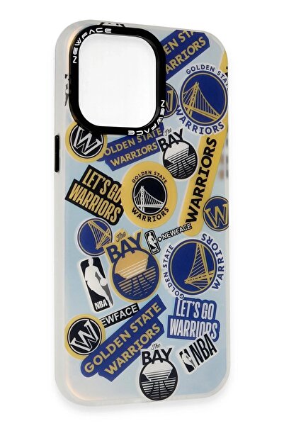 CepteToptan Myt09 iPhone 14 Pro Max Case Estoril Patterned Cover - Estoril - 13