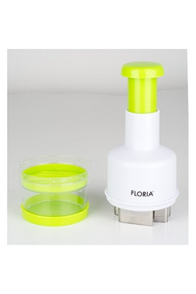 Floria Manual onion chopper, 23x9cm, white-green / ZLN 2614