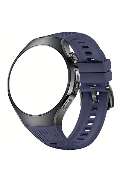 NANOSPACE Huawei Watch 5 46mm için Silikon Çizgili Renkli Kordon
