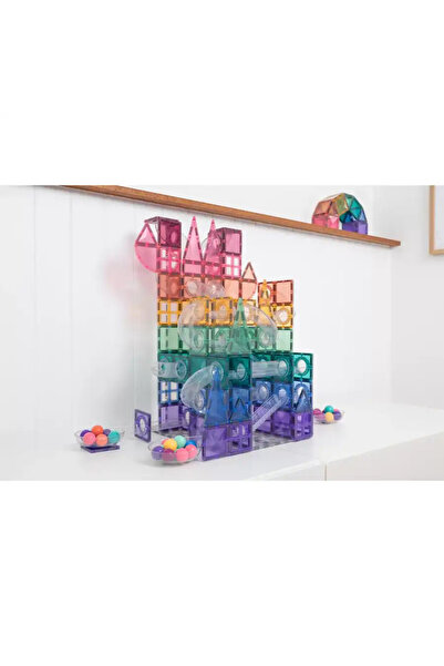 Connetix Pastel Ball Run Expansion Set - 80 Parça CON-EU-P80BR