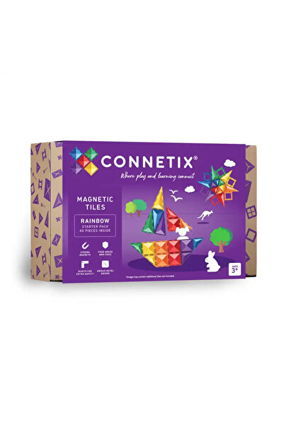 Connetix Rainbow Başlangıç Seti - 60 Parça CON-EU-60