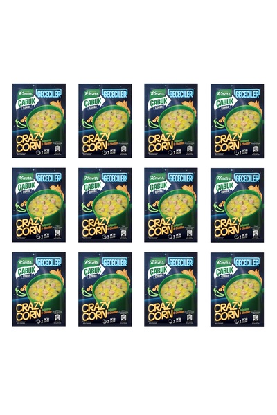 Knorr Çabuk Çorba Crazy Corn 18 G x 12 Adet