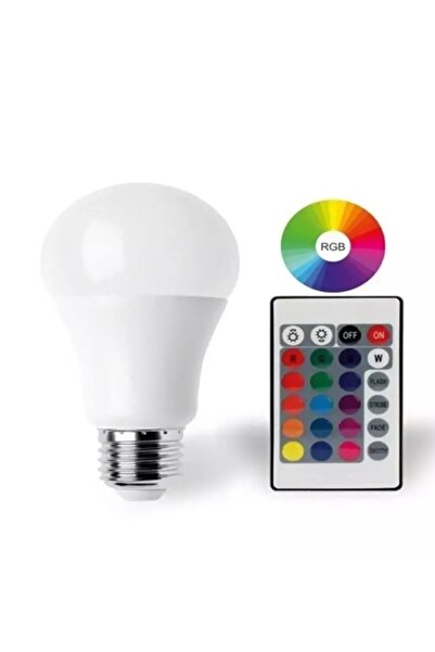 Ethab Ticaret 9W E27 Rgb and White Light Controlled Bulb