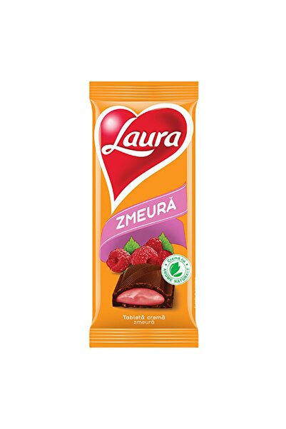 Laura Ciocolata cu crema de zmeura 92g