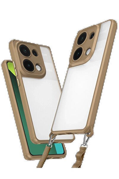 CepteToptan Myt09 Xiaomi Redmi Note 13 Pro 4g Case Penta Silicone Case - Desert Titanium