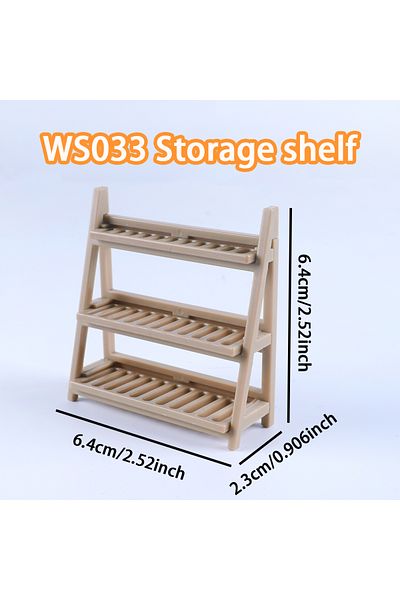 Choice3 WS033 Miniature Furniture 1:12 Scale Mini Food Fruits Shelf Snacks Bread Shopping Cart Mini Computer