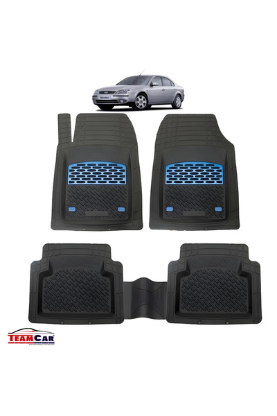 TEAMCAR Πατάκια Αυτοκινήτου Τύπου Δίσκου Συμβατά με Ford Mondeo Mk3 (2000-200...