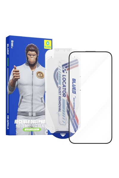 BLUEO Γυάλινη μεμβράνη για iPhone 14 Pro Max, HD, αντισκωρική HD γυάλινη μεμβ...