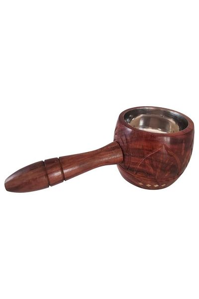 asmiat Handmade Wooden Creative Design Wooden Incense Burner Holder with Handle For home Use