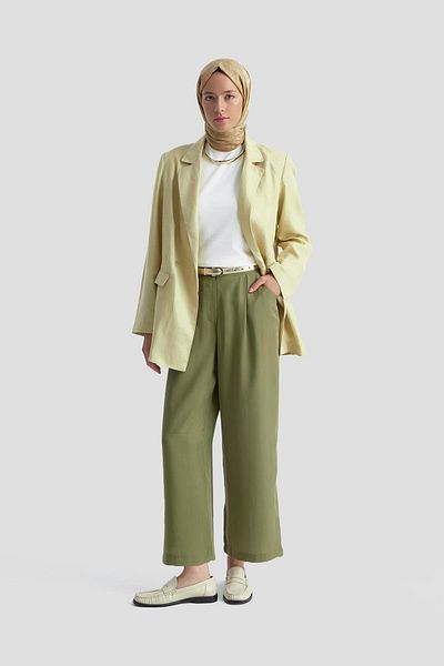 Armine Palazzo Pants 25Kd4002 Khaki