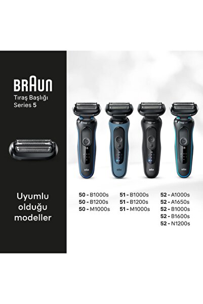 Braun Series 5 54B Tıraş Makinesi Yedek Başlığı