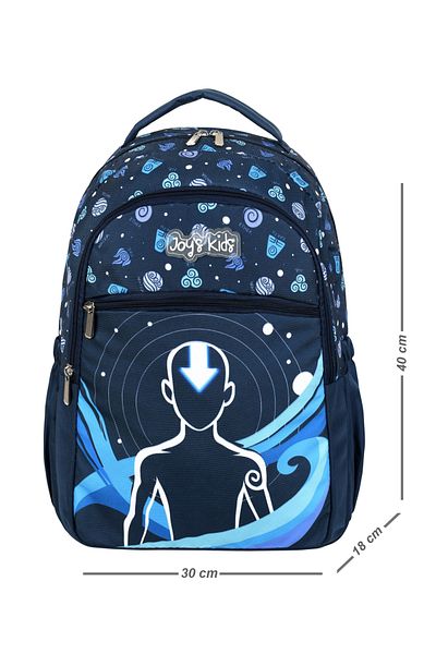 CAKARD Joy&Kids Avatar Themed Waterproof School Bag Set (3 Pieces) – Backpack, Lunchbox, Pen Holder