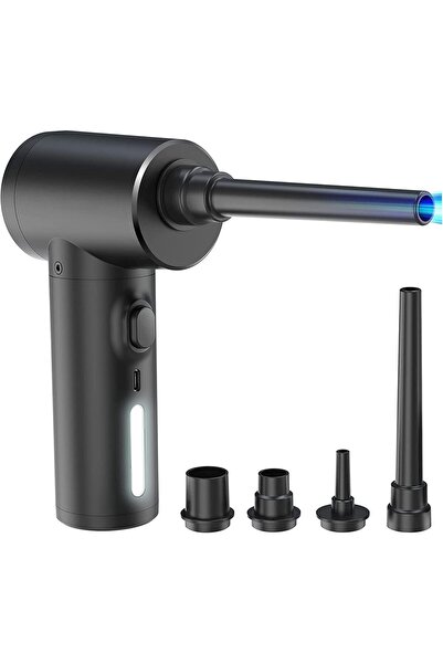 Jiffy Cordless Compressed Air Duster for Laptop Computer Keyboard, Portable E...