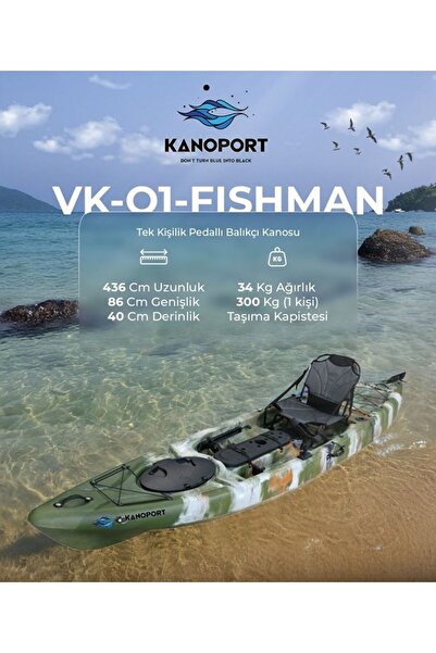 KANOPORT FISHMAN TEK KİŞİLİK BALIKÇI KANOSU