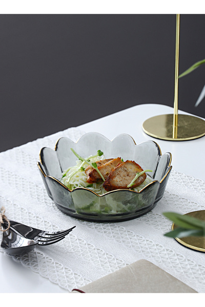 sharpdo 6.5-inch Crown Plate Deep Glass With Phnom Penh