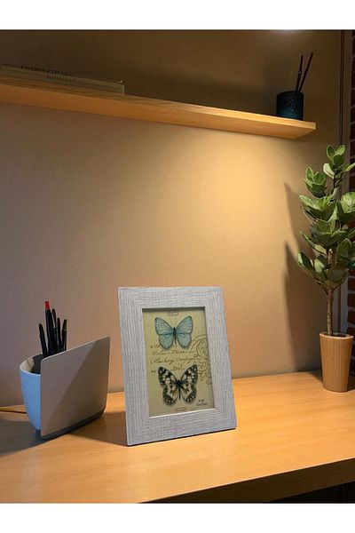 CİHO 10×15 cm Glass Wooden Decorative Photo / Memory Frame