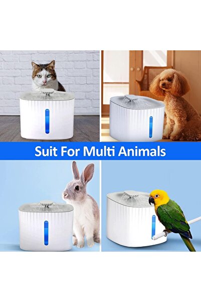 genernic Necomi Cat Water Fountain - 3L Automatic Pet Water Dispenser with Filter