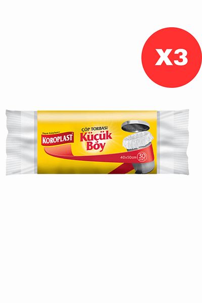 Koroplast Small Size Garbage Bag 30Pcs X 3