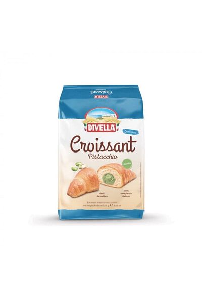 Divella Croissant with Pistachio Cream Divella, 210 g (42 g x 5 pieces)