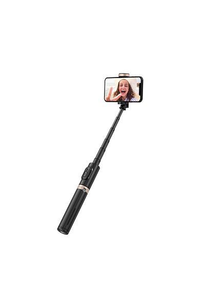 REDz Accessories XOSS14 Selfie Stick with Integrated Tripod and Bluetooth Remote Control – Telescopic up to 72cm
