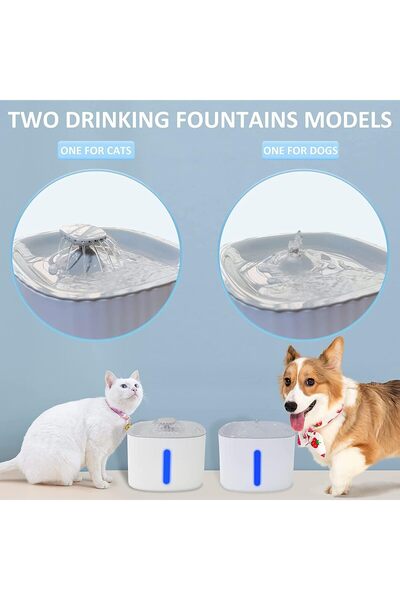 genernic Necomi Cat Water Fountain - 3L Automatic Pet Water Dispenser with Filter