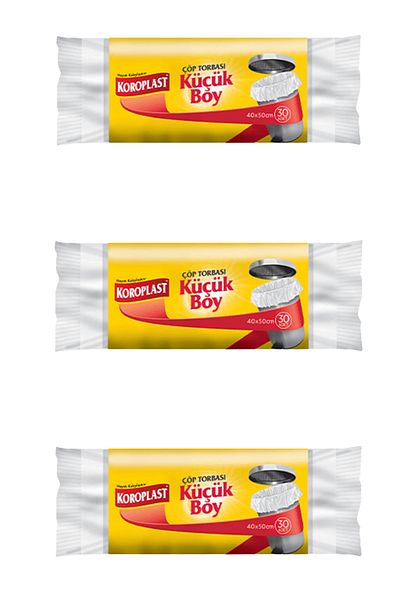 Koroplast Small Size Garbage Bag 30Pcs X 3