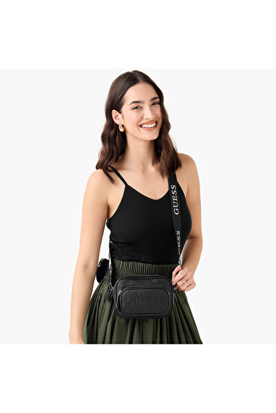 Guess Lya Mini Crossbody Bag with Zip Closure