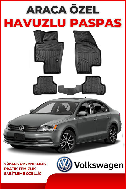 ko kaliteoto Volkswagen Jetta 2011-2012-2013-2014-2015-2016-2017-2018 Model Araca Özel Paspas Takımı