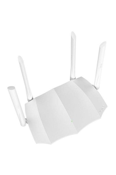 Tenda Router Wireless/Access Point AC5 V3.0, Dual Band, 1200 Mbps, 4 External Antennas (White)