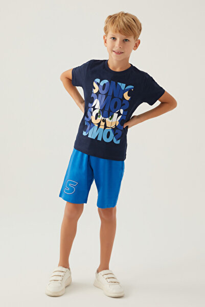 Sonic Modern Boys' Navy Blue Bermuda Suit