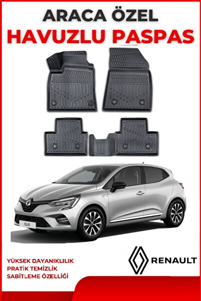 ko kaliteoto Renault Clio 5 2020-2021-2022-2023-2024-2025 Model Araca Özel Pa...
