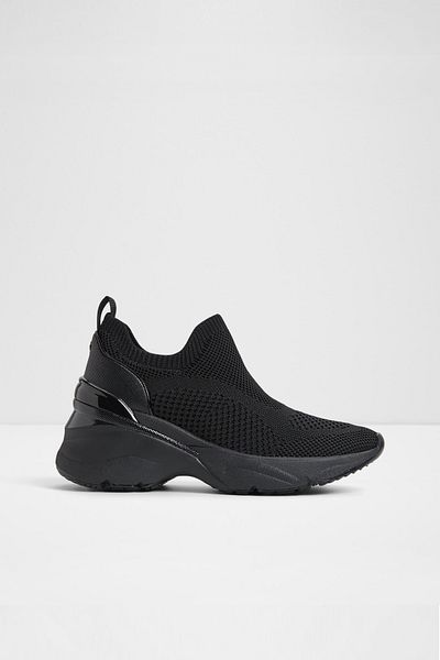 Aldo Itchen - Women's Black Wedge Heeled Sneaker
