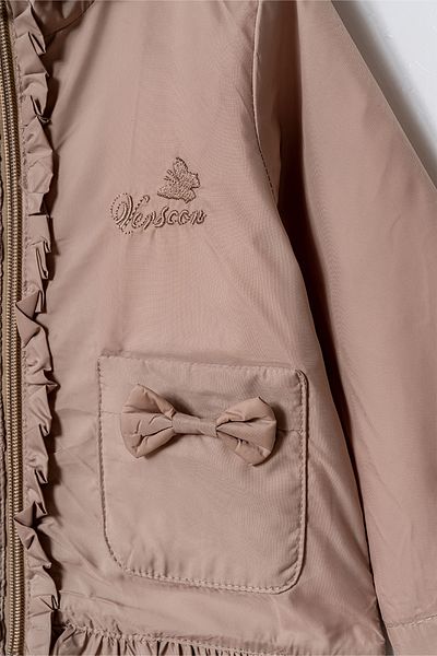 Verscon Girl's Hooded Embroidered Windbreaker & Raincoat 1 - 5 Years