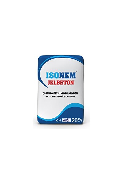 İsonem Boya & Yalıtım Teknolojileri İsonem Jel Beton Çimento Esaslı Kendiliğinden Yayılan Renkli Jelbeton 20 KG