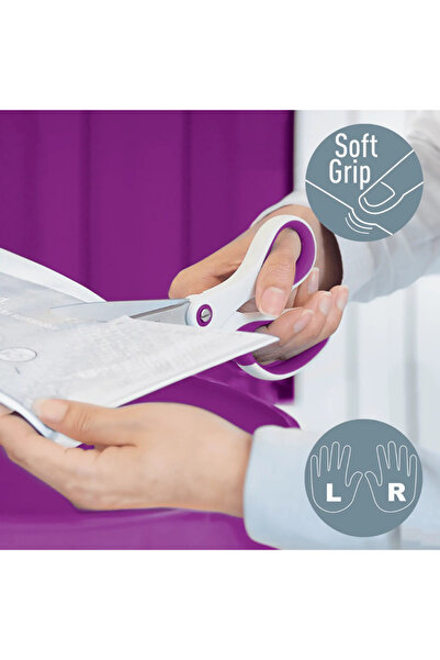 Leitz Wow Office Scissors 205mm Metallic Purple - Code:53192062