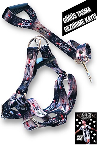 Angelapets طقم حزام للكلاب (طوق الصدر) مع كوب سيراميك مطبوع هدية