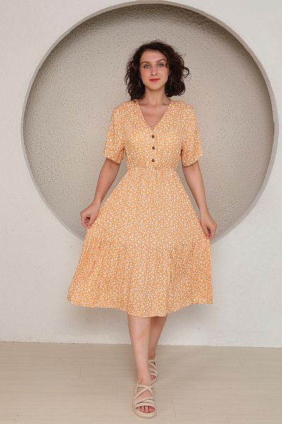 stcococix since 1990 V-Neck Short Sleeve Dress