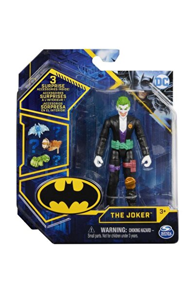 Spinmaster Figurina Batman - Joker, cu 3 accesorii, 10 cm