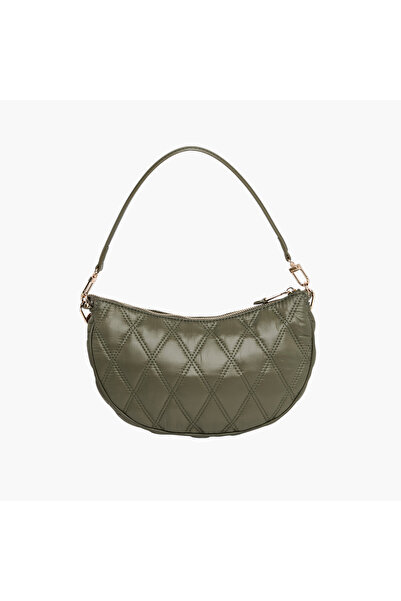 Anne Klein Quilted Shoulder Bag with Chain Strap