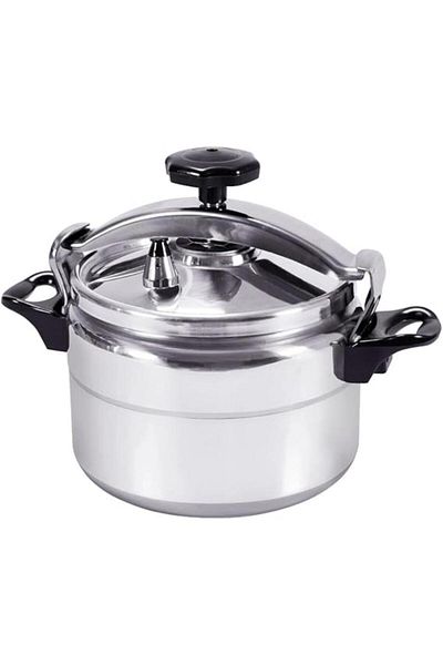 Tradeo Aluminum Alloy Pressure Cooker for Gas Stove – Quick Cooking of Meat, Rice, Beans & Soup