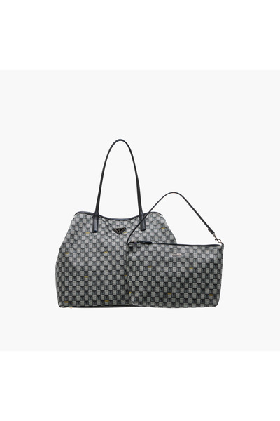 Guess مجموعة حقيبة توت وحقيبة كتف مطبوعة بشعار G Wave