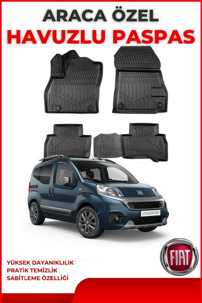 ko kaliteoto Fiat Fiorino 2020-2021-2022-2023-2024-2025 Model Araca Özel Pasp...