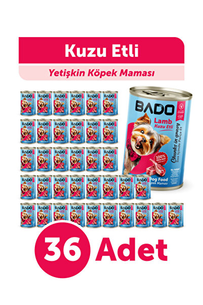 Bado Yetişkin Yaş Köpek Maması Kuzu Etli 400Gr 36'lı