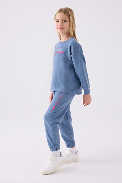 U.S. Polo Assn. U.S. Polo Assn. Kız Çocuk Mavi Eşofman Takımı